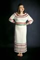 белорусское платье 5 континентов  конкурсное 3 эскиз